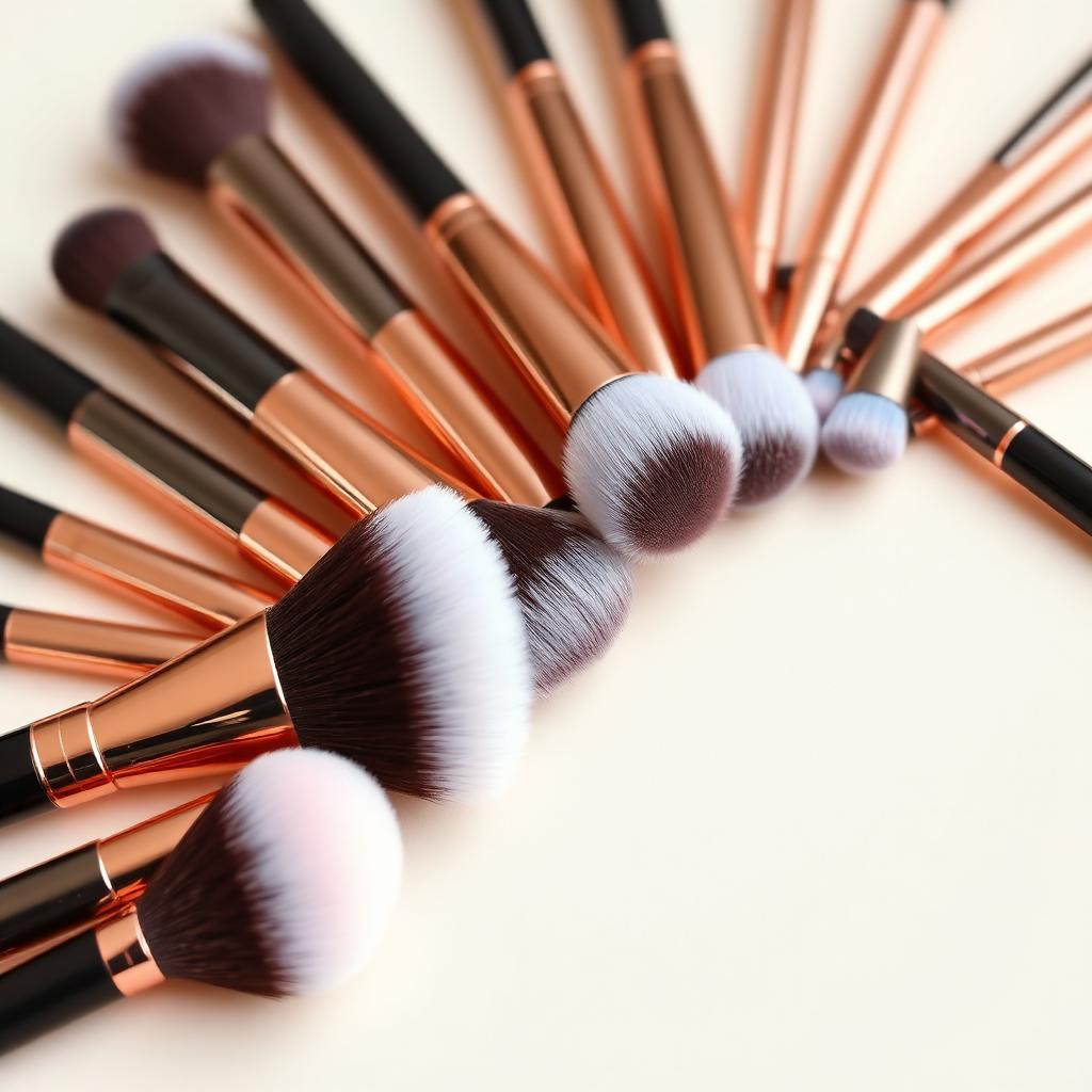 Rose Gold Brush Set