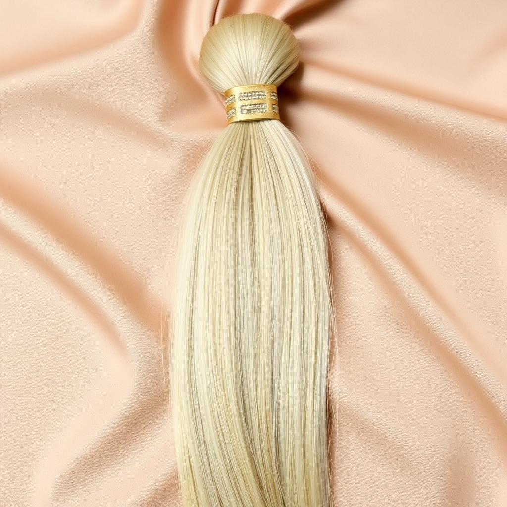 Blonde Ponytail Wrap