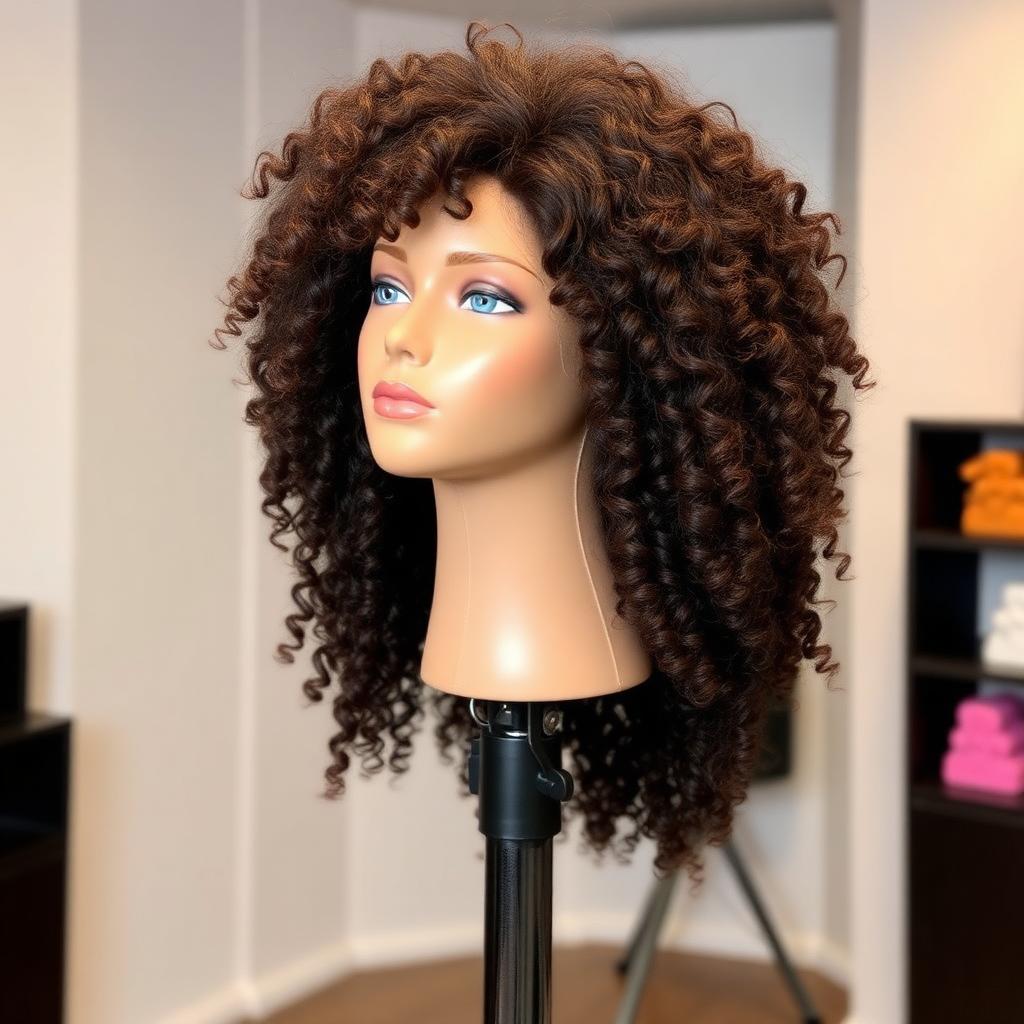 Natural Curl Lace Wig