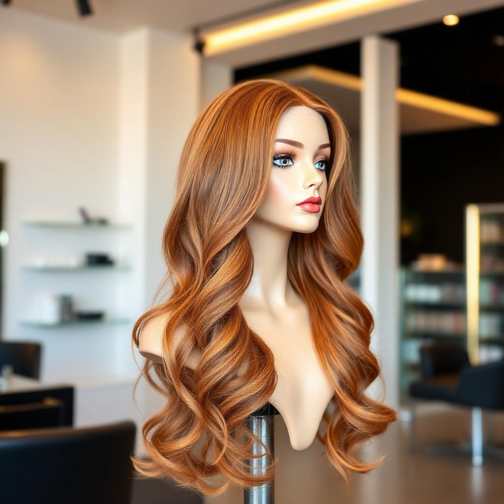 Caramel Highlight Waves